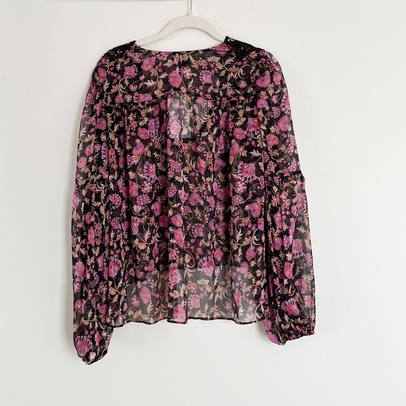 MISA LOS ANGELES Rosie Rosetta Fleur Blouse Top Size Small NWT - Picture 6 of 6